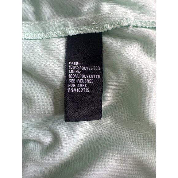 Sharagano Womens Lace Fit & Flare Short Sleeve Dress In Mint Green 14 - Picture 8 of 9